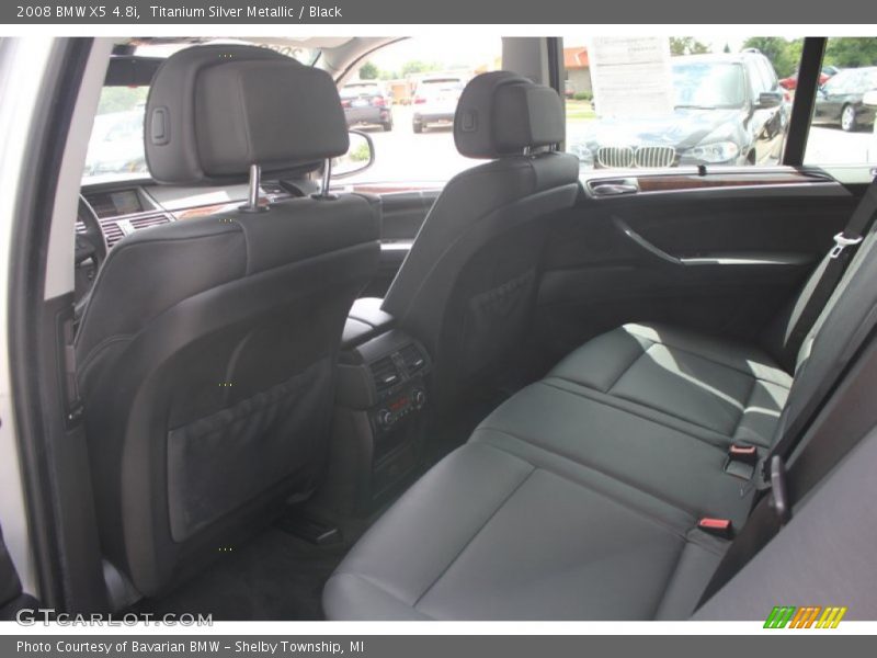 Titanium Silver Metallic / Black 2008 BMW X5 4.8i