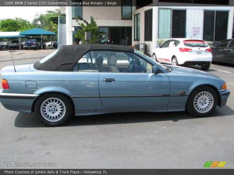 Samoa Blue Metallic / Beige 1995 BMW 3 Series 325i Convertible