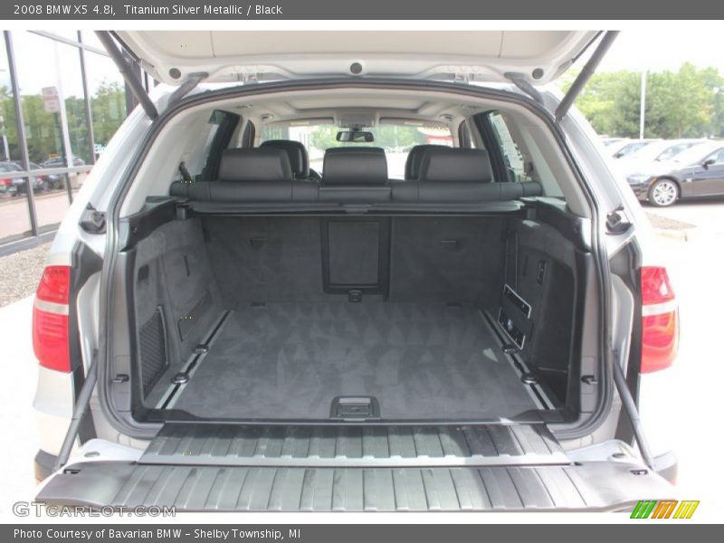 Titanium Silver Metallic / Black 2008 BMW X5 4.8i