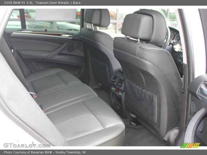 Titanium Silver Metallic / Black 2008 BMW X5 4.8i
