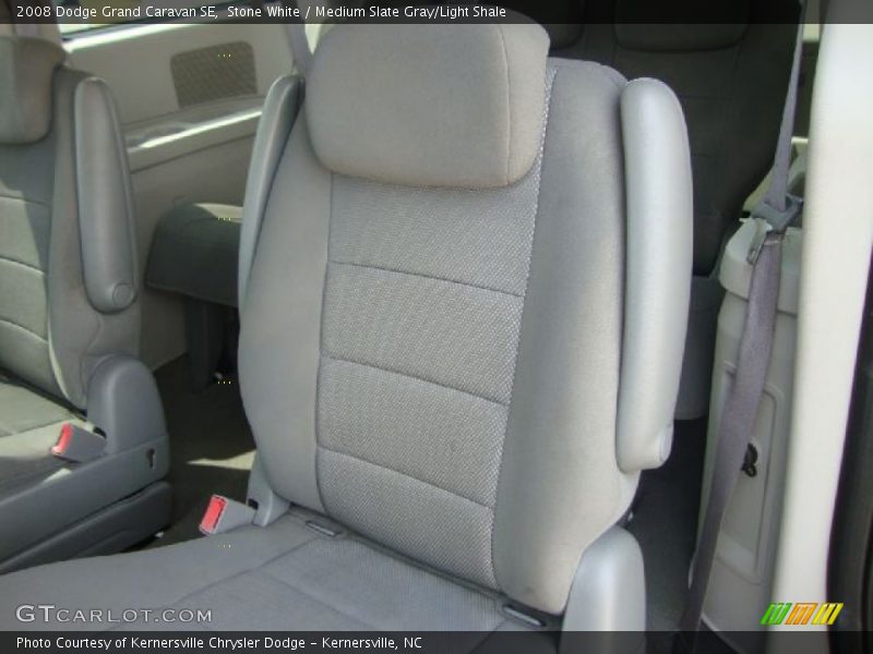 Stone White / Medium Slate Gray/Light Shale 2008 Dodge Grand Caravan SE