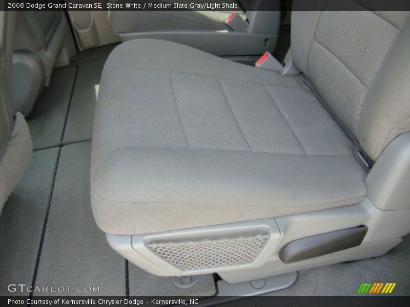 Stone White / Medium Slate Gray/Light Shale 2008 Dodge Grand Caravan SE