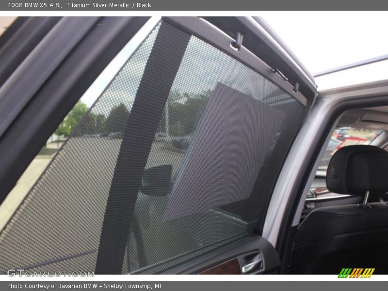 Titanium Silver Metallic / Black 2008 BMW X5 4.8i