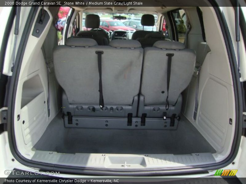 Stone White / Medium Slate Gray/Light Shale 2008 Dodge Grand Caravan SE