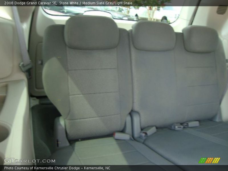 Stone White / Medium Slate Gray/Light Shale 2008 Dodge Grand Caravan SE
