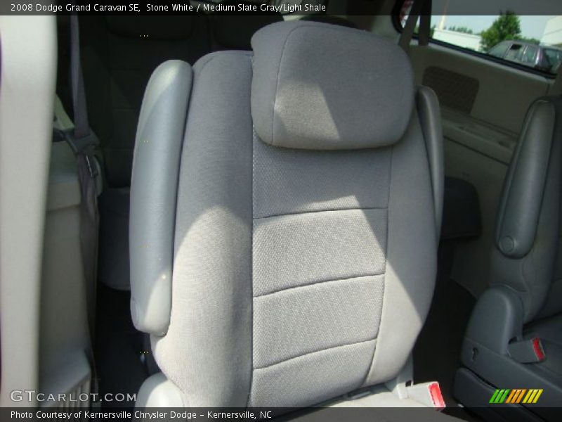 Stone White / Medium Slate Gray/Light Shale 2008 Dodge Grand Caravan SE