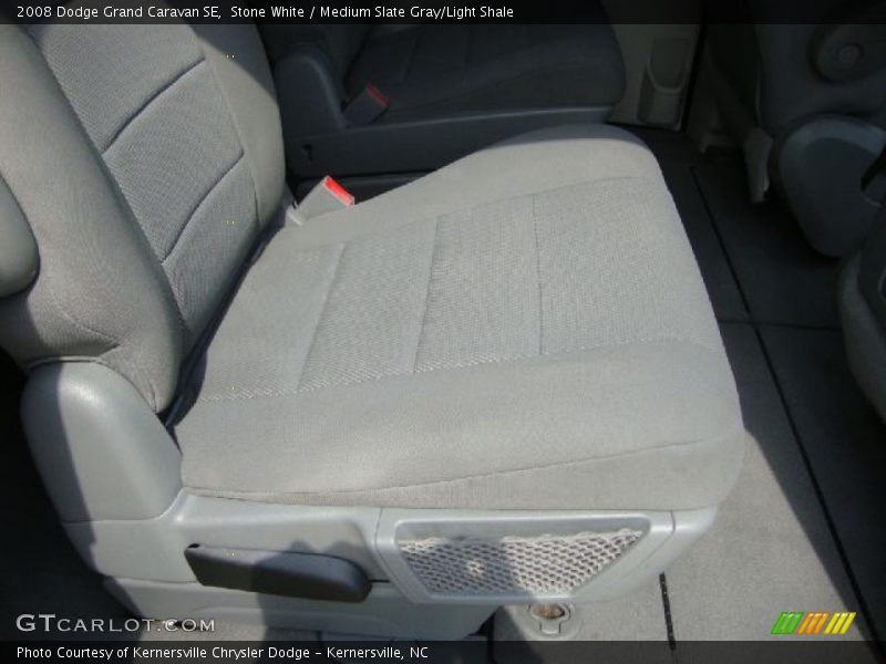 Stone White / Medium Slate Gray/Light Shale 2008 Dodge Grand Caravan SE