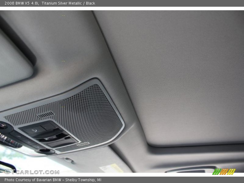 Titanium Silver Metallic / Black 2008 BMW X5 4.8i