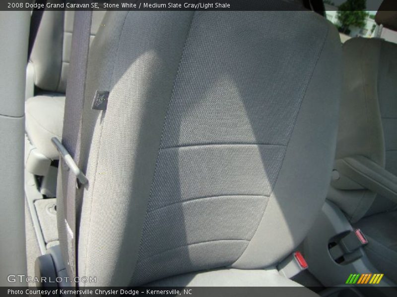 Stone White / Medium Slate Gray/Light Shale 2008 Dodge Grand Caravan SE
