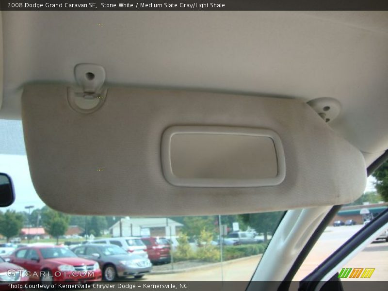 Stone White / Medium Slate Gray/Light Shale 2008 Dodge Grand Caravan SE