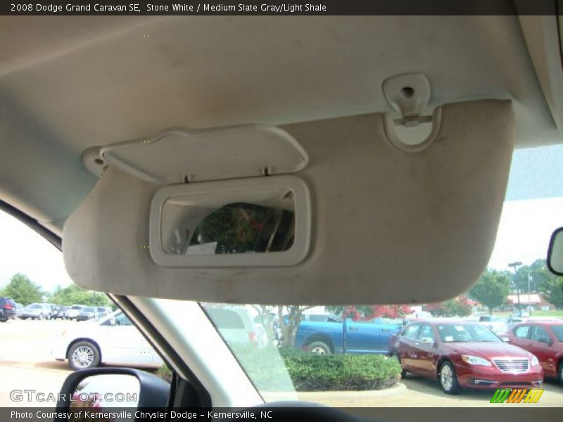 Stone White / Medium Slate Gray/Light Shale 2008 Dodge Grand Caravan SE