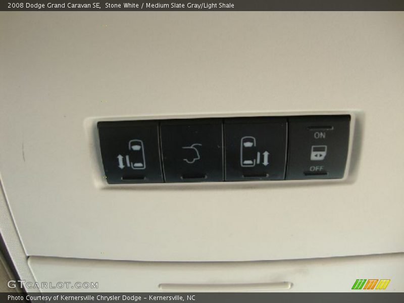 Stone White / Medium Slate Gray/Light Shale 2008 Dodge Grand Caravan SE