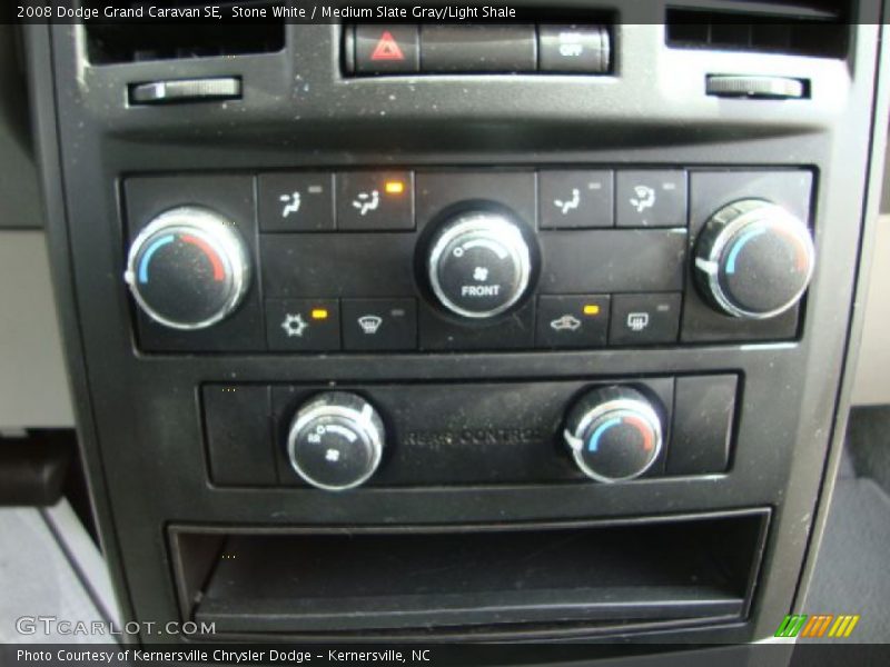 Stone White / Medium Slate Gray/Light Shale 2008 Dodge Grand Caravan SE