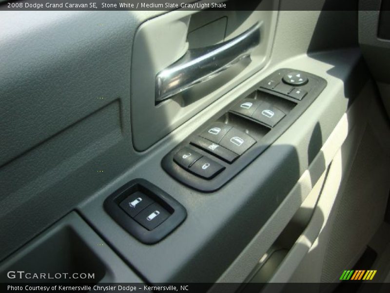 Stone White / Medium Slate Gray/Light Shale 2008 Dodge Grand Caravan SE