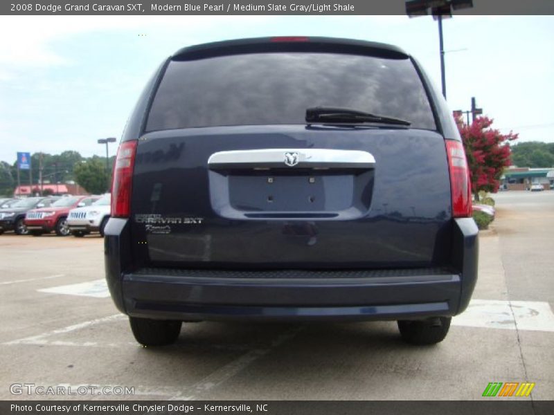 Modern Blue Pearl / Medium Slate Gray/Light Shale 2008 Dodge Grand Caravan SXT