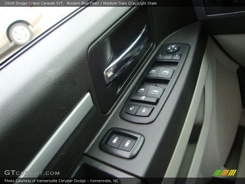 Modern Blue Pearl / Medium Slate Gray/Light Shale 2008 Dodge Grand Caravan SXT