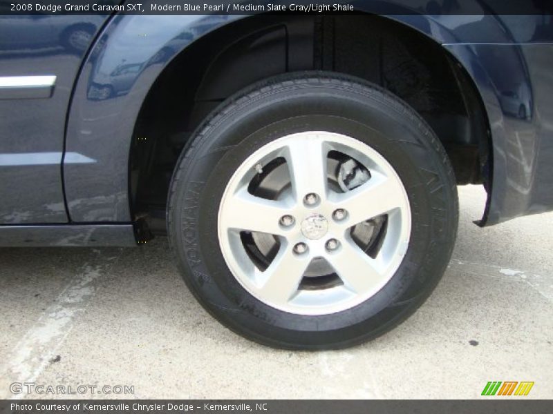 Modern Blue Pearl / Medium Slate Gray/Light Shale 2008 Dodge Grand Caravan SXT
