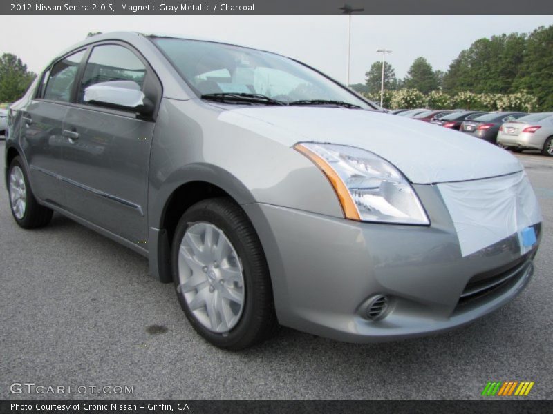 Magnetic Gray Metallic / Charcoal 2012 Nissan Sentra 2.0 S