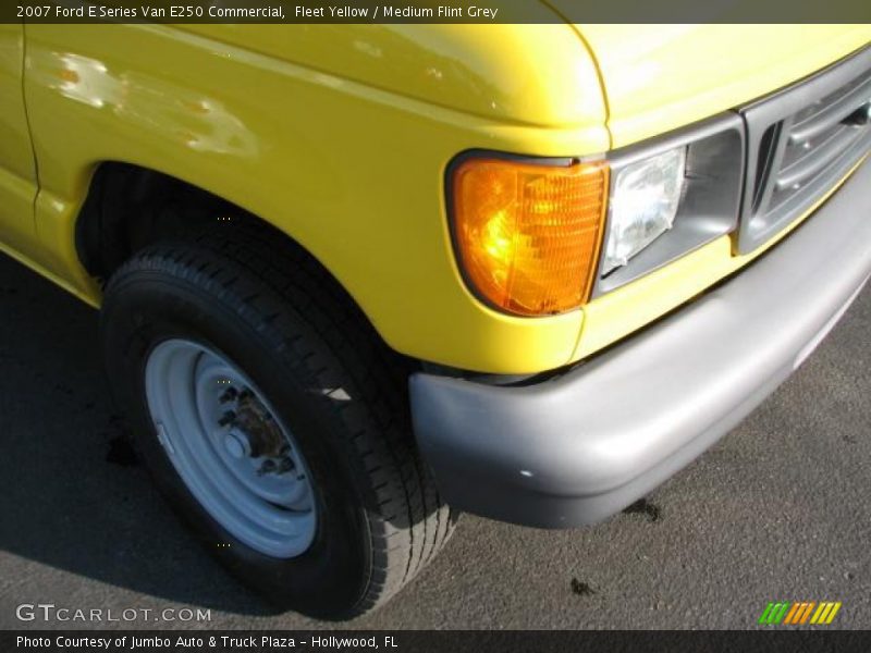 Fleet Yellow / Medium Flint Grey 2007 Ford E Series Van E250 Commercial