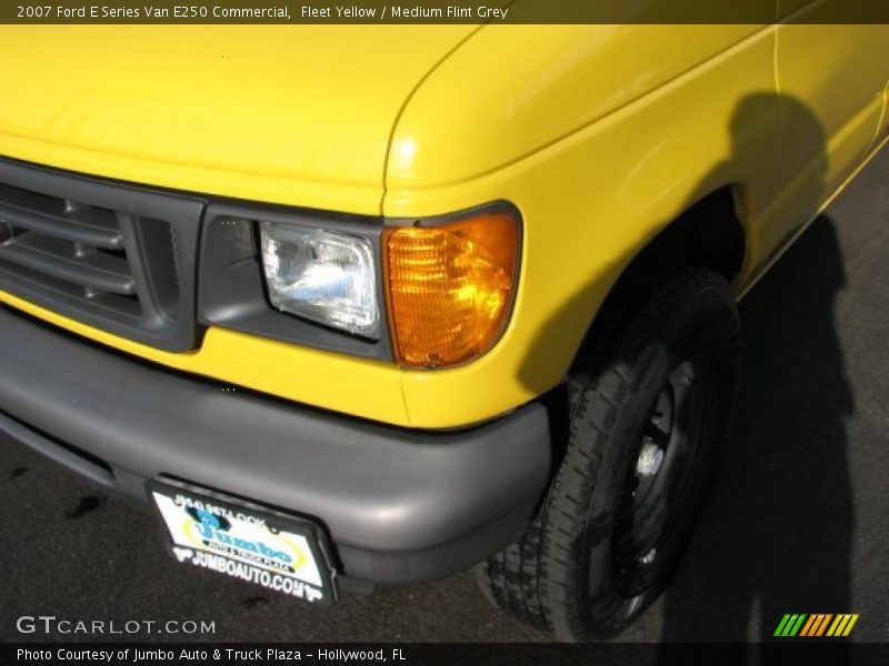 Fleet Yellow / Medium Flint Grey 2007 Ford E Series Van E250 Commercial
