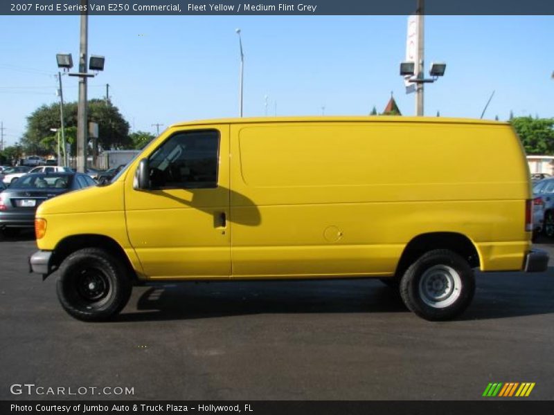  2007 E Series Van E250 Commercial Fleet Yellow