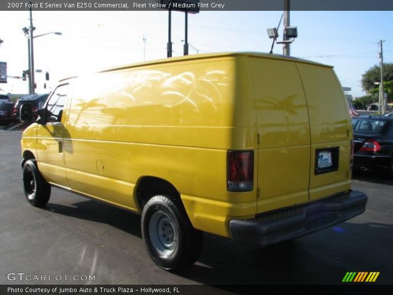 Fleet Yellow / Medium Flint Grey 2007 Ford E Series Van E250 Commercial