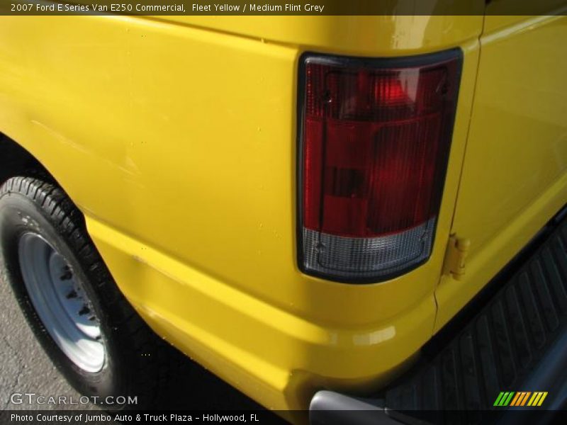 Fleet Yellow / Medium Flint Grey 2007 Ford E Series Van E250 Commercial