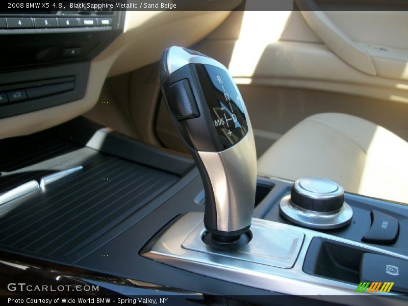 Black Sapphire Metallic / Sand Beige 2008 BMW X5 4.8i