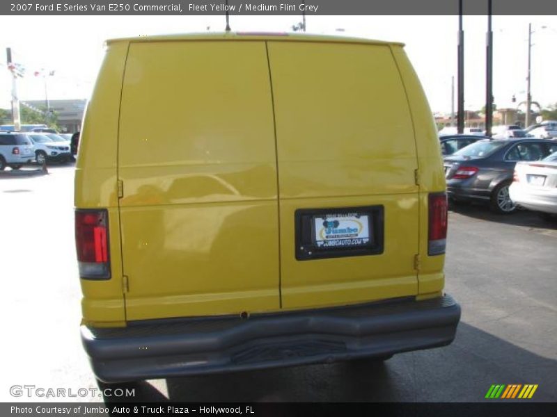 Fleet Yellow / Medium Flint Grey 2007 Ford E Series Van E250 Commercial