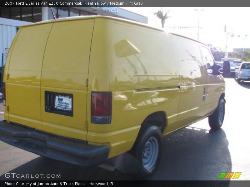 Fleet Yellow / Medium Flint Grey 2007 Ford E Series Van E250 Commercial