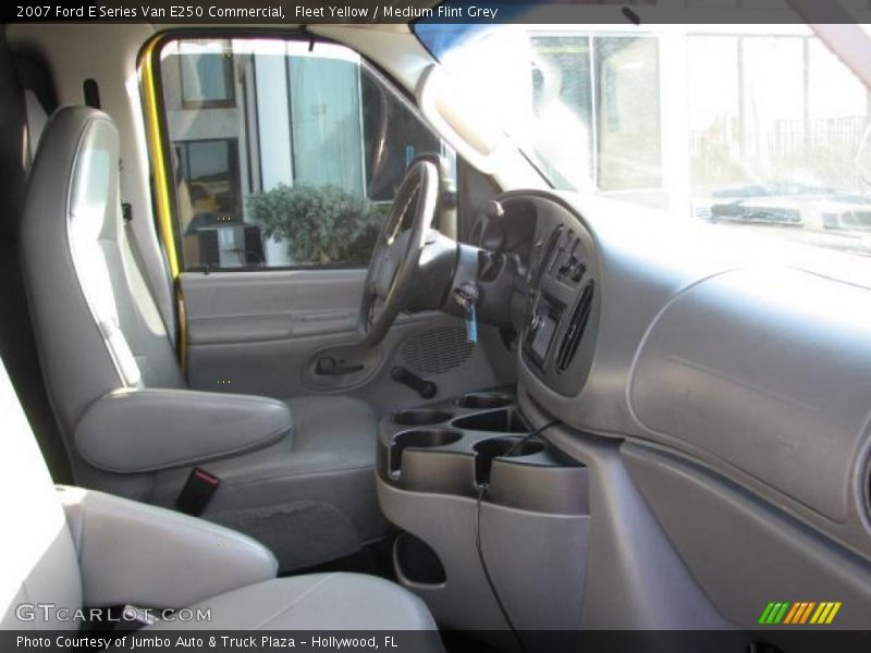 Fleet Yellow / Medium Flint Grey 2007 Ford E Series Van E250 Commercial