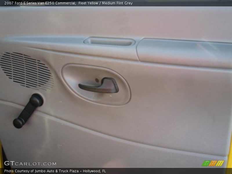 Fleet Yellow / Medium Flint Grey 2007 Ford E Series Van E250 Commercial