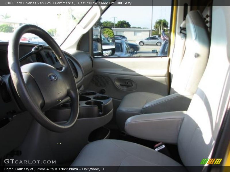 Fleet Yellow / Medium Flint Grey 2007 Ford E Series Van E250 Commercial