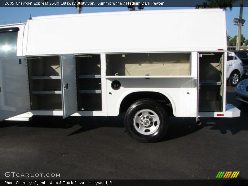 Summit White / Medium Dark Pewter 2005 Chevrolet Express 3500 Cutaway Utility Van