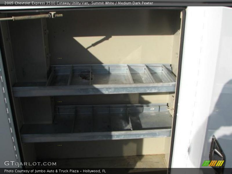 Summit White / Medium Dark Pewter 2005 Chevrolet Express 3500 Cutaway Utility Van