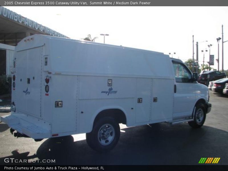 Summit White / Medium Dark Pewter 2005 Chevrolet Express 3500 Cutaway Utility Van