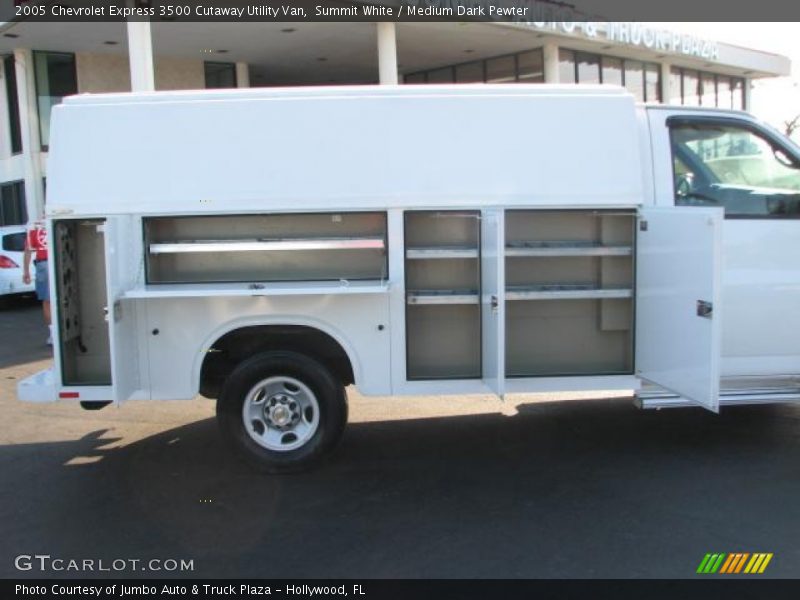 Summit White / Medium Dark Pewter 2005 Chevrolet Express 3500 Cutaway Utility Van