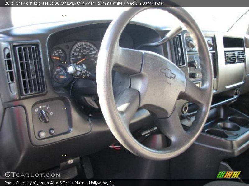 Summit White / Medium Dark Pewter 2005 Chevrolet Express 3500 Cutaway Utility Van