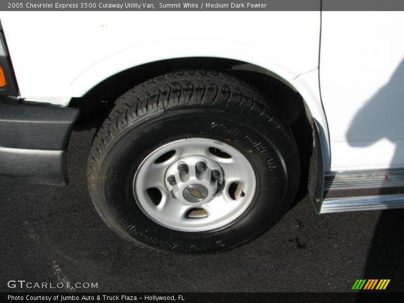 Summit White / Medium Dark Pewter 2005 Chevrolet Express 3500 Cutaway Utility Van