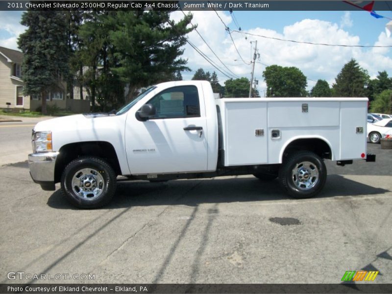 2011 Silverado 2500HD Regular Cab 4x4 Chassis Summit White