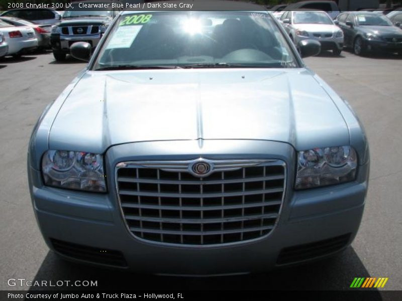 Clearwater Blue Pearl / Dark Slate Gray 2008 Chrysler 300 LX