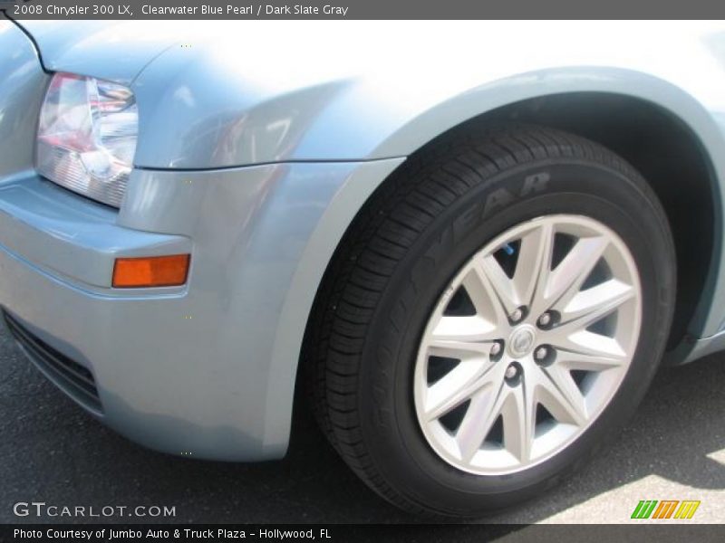 Clearwater Blue Pearl / Dark Slate Gray 2008 Chrysler 300 LX