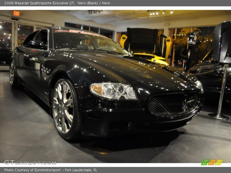 Nero (Black) / Nero 2008 Maserati Quattroporte Executive GT