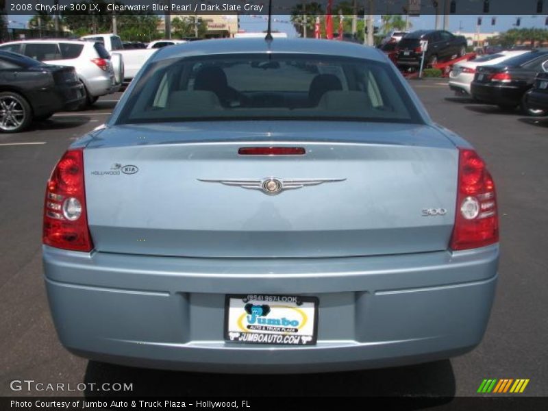 Clearwater Blue Pearl / Dark Slate Gray 2008 Chrysler 300 LX