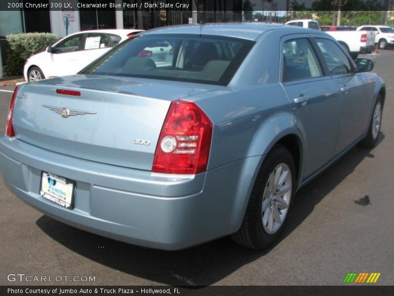 Clearwater Blue Pearl / Dark Slate Gray 2008 Chrysler 300 LX