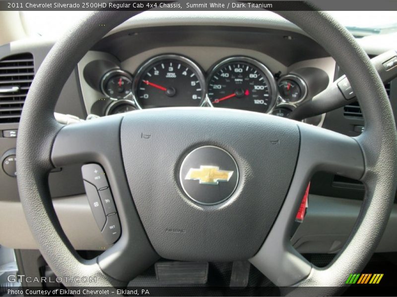  2011 Silverado 2500HD Regular Cab 4x4 Chassis Steering Wheel