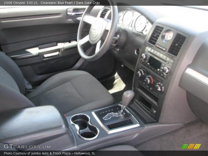Clearwater Blue Pearl / Dark Slate Gray 2008 Chrysler 300 LX