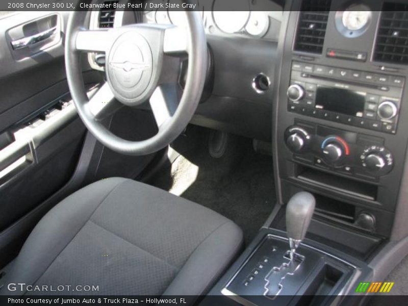 Clearwater Blue Pearl / Dark Slate Gray 2008 Chrysler 300 LX