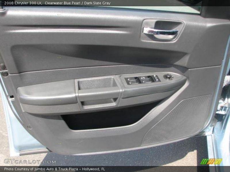 Clearwater Blue Pearl / Dark Slate Gray 2008 Chrysler 300 LX