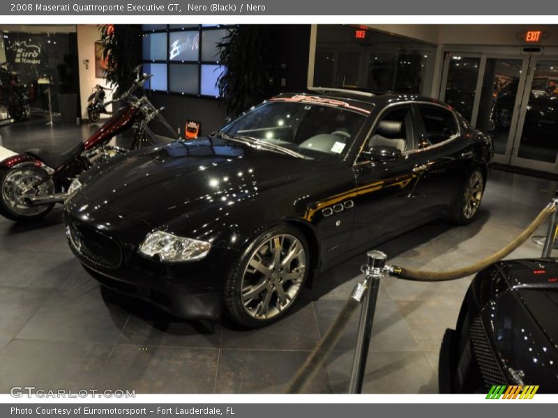 Nero (Black) / Nero 2008 Maserati Quattroporte Executive GT